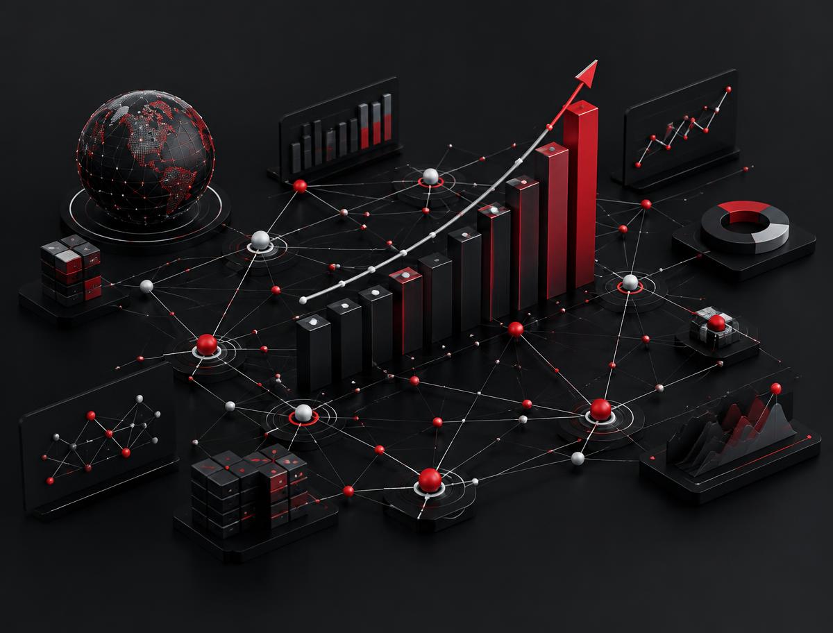 Strategists reviewing a long-term digital growth roadmap