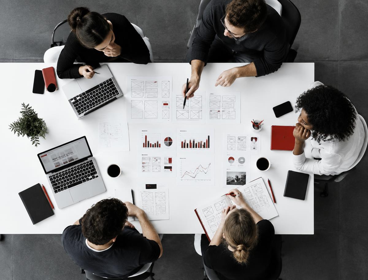 Septec AI specialists collaborating around client goals